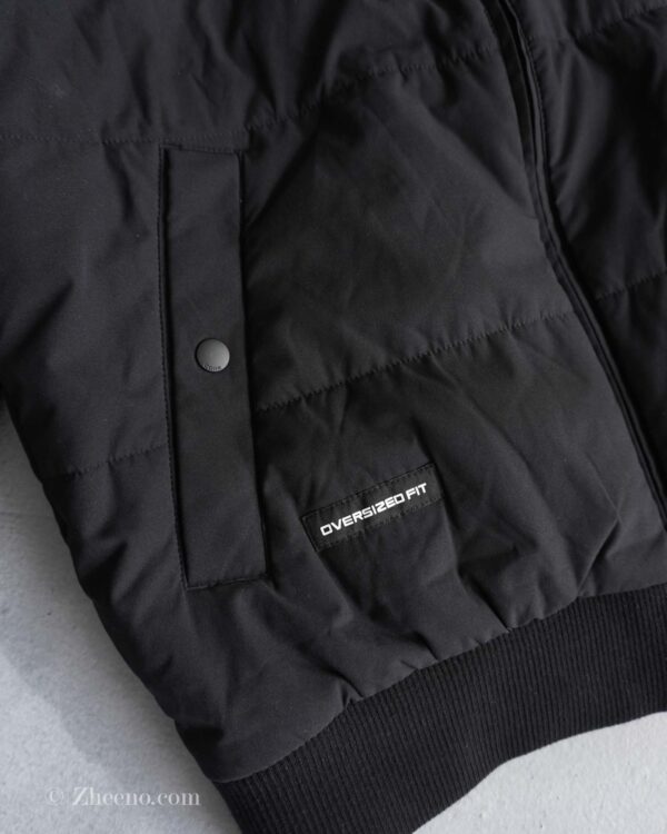 جکت کلاه دار مچ کشی مشکی Jack&Jones