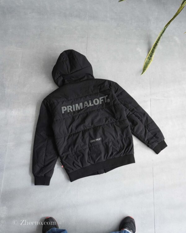 جکت کلاه دار مچ کشی مشکی Jack&Jones