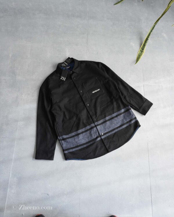 جکت پشم تمام دکمه مشکی Jack&Jones