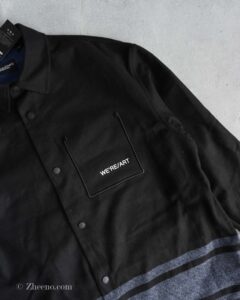 جکت پشم تمام دکمه مشکی Jack&Jones