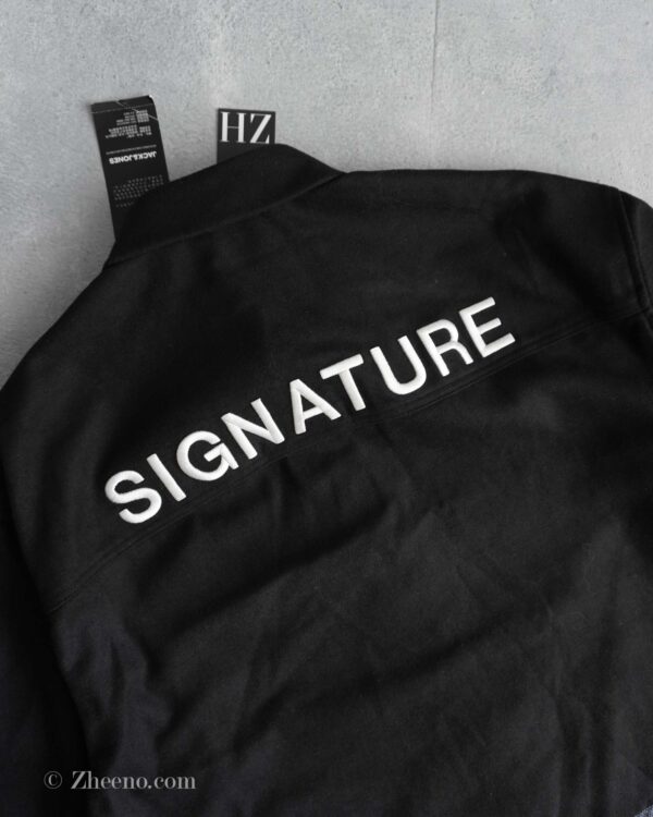 جکت پشم تمام دکمه مشکی Jack&Jones