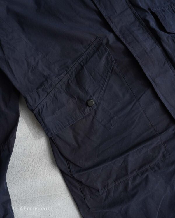 جکت بارانی کلاه دار سرمه ای تیره Selected