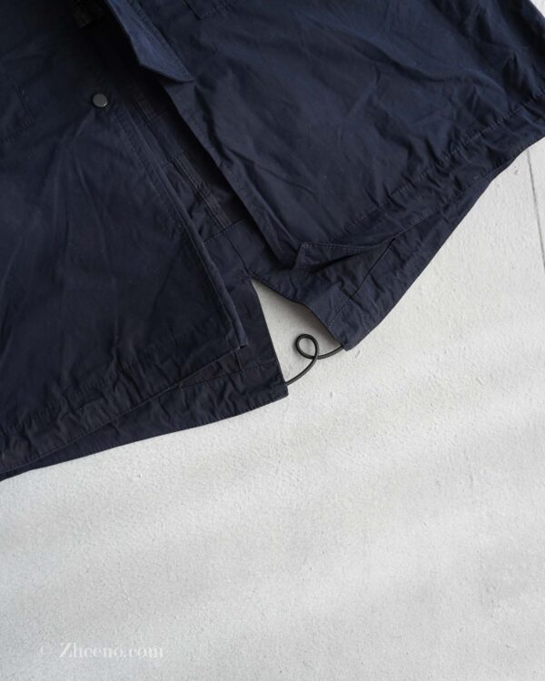 جکت بارانی کلاه دار سرمه ای تیره Selected