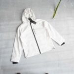 جکت بارانی کلاه دار سفید Jack&Jones