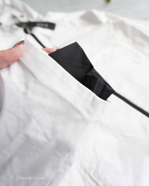 جکت بارانی کلاه دار سفید Jack&Jones