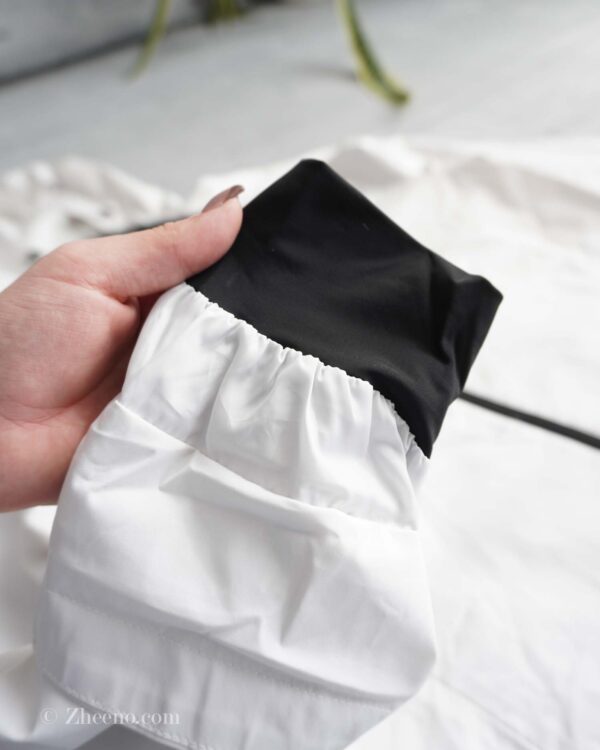 جکت بارانی کلاه دار سفید Jack&Jones