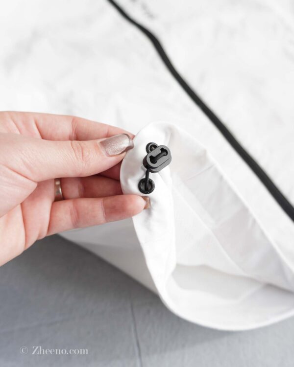 جکت بارانی کلاه دار سفید Jack&Jones