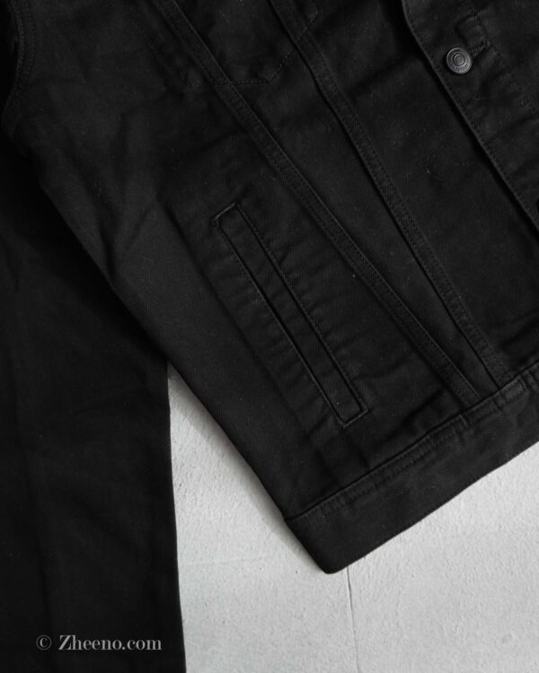 جکت جین مشکی طرح دار Jack&Jones