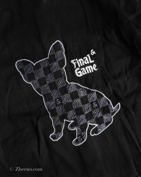 جکت جین مشکی طرح دار Jack&Jones