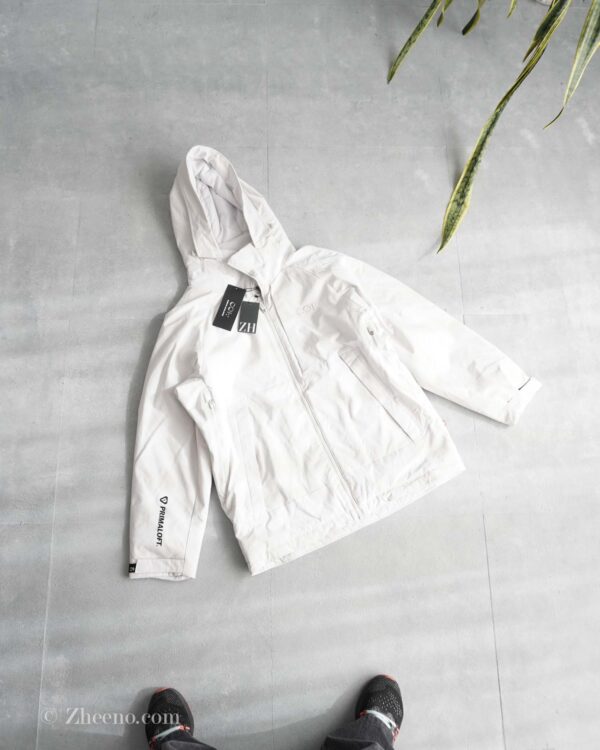 جکت کلاه دار طوسی روشن Jack&Jones