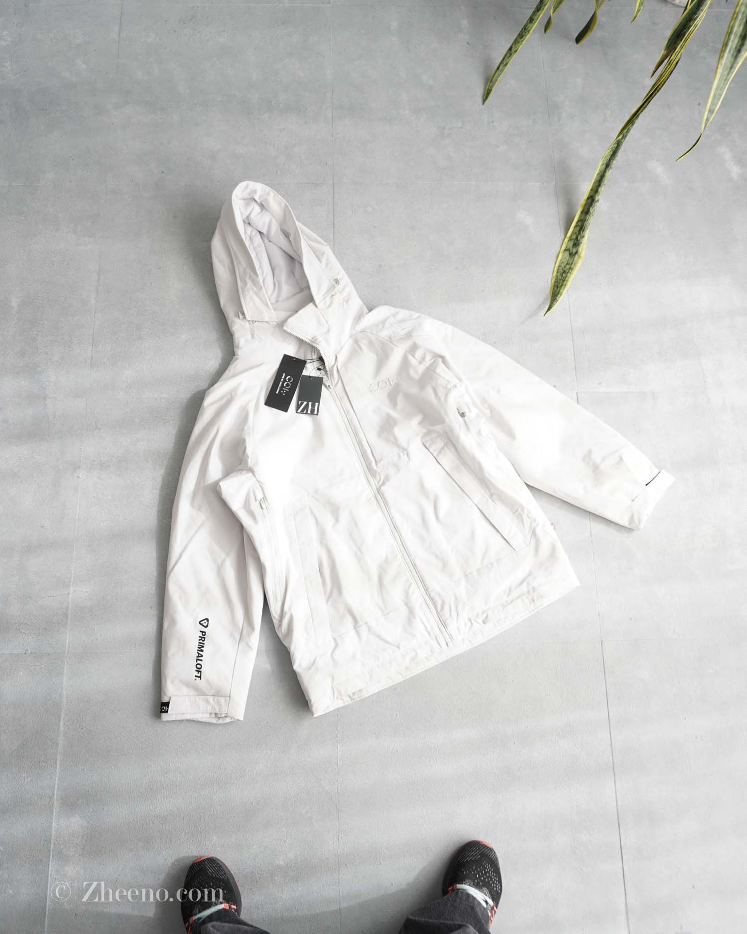 17623287698587404 جکت کلاه دار طوسی روشن Jack&Jones