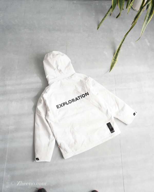 جکت کلاه دار طوسی روشن Jack&Jones