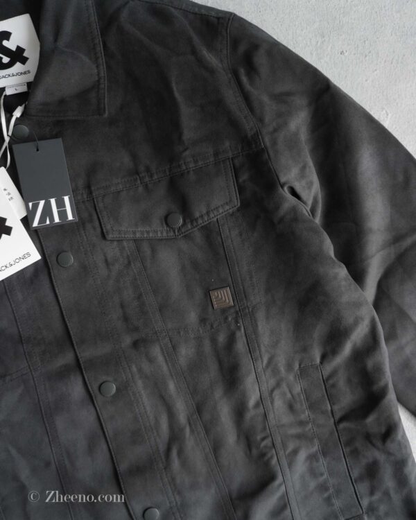 جکت چرم جیر لجنی تیره