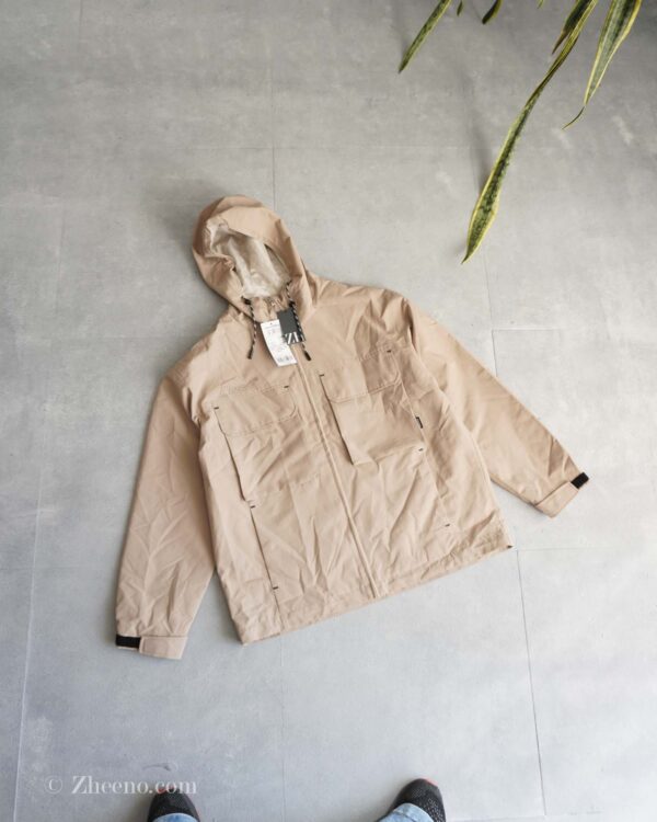 جکت کلاه دار خاکی Jack&Jones