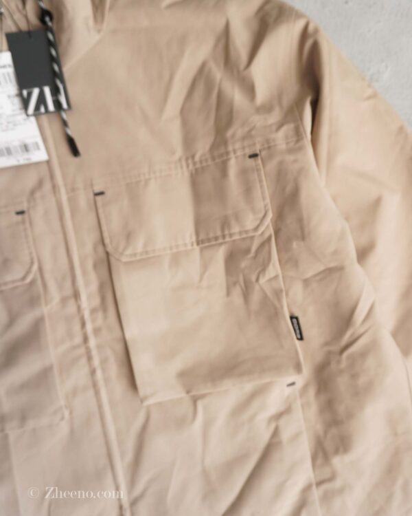 جکت کلاه دار خاکی Jack&Jones