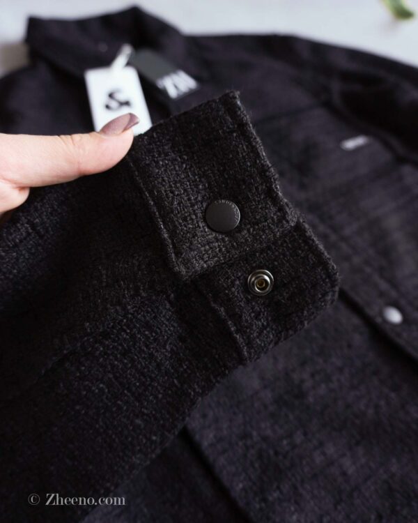 جکت پارچه ای ضخیم مشکی Jack&Jones