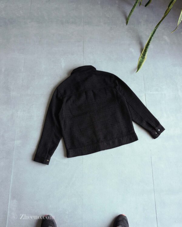 جکت پارچه ای ضخیم مشکی Jack&Jones