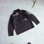 جکت بارانی مشکی طرح نوشته دار Jack&Jones