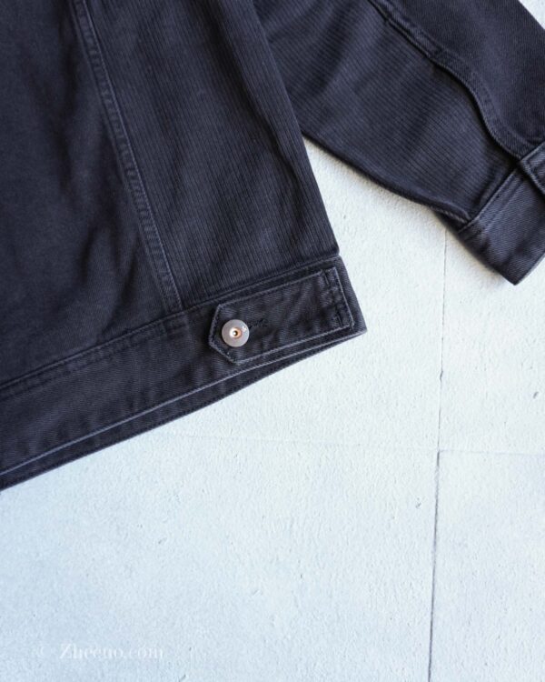 جکت جین خاکستری تیره طرح دار Jack&Jones