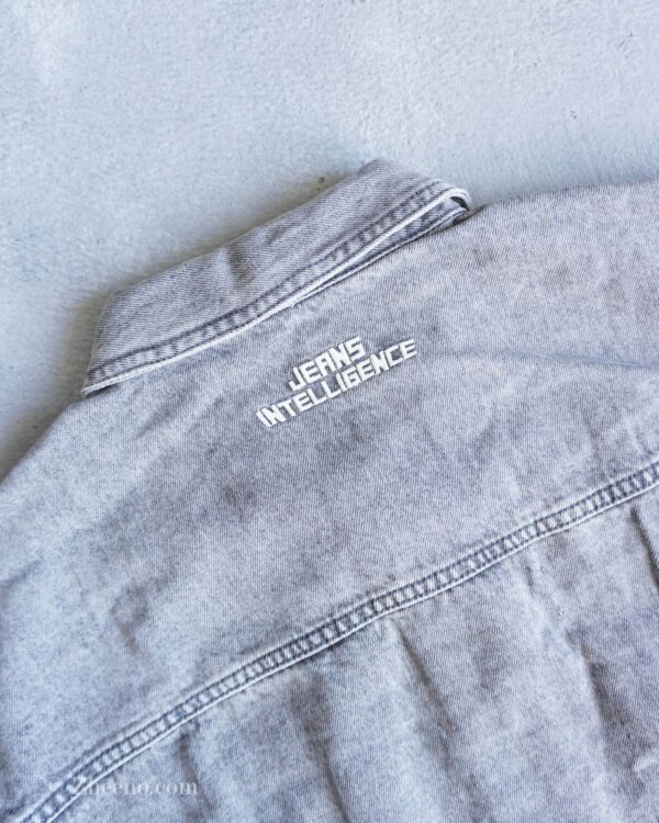 جکت جین خاکستری ساده Jack&Jones