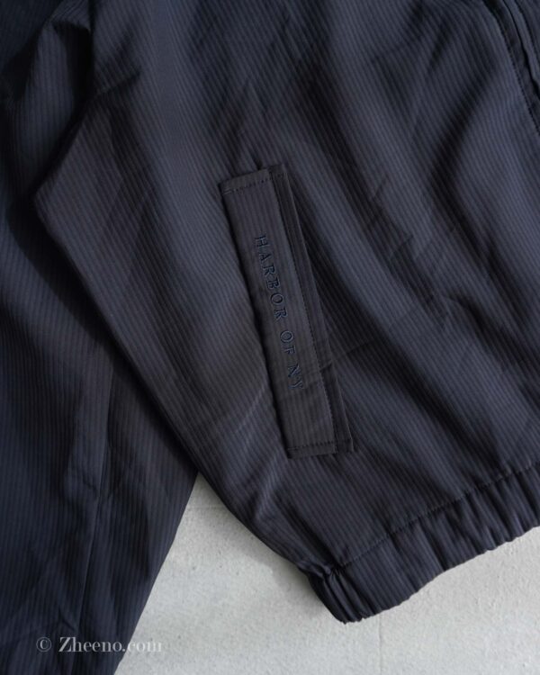 بامبر جکت سرمه ای طرح کبریتی Jack&Jones