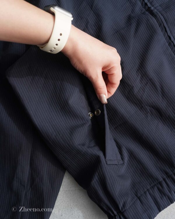 بامبر جکت سرمه ای طرح کبریتی Jack&Jones