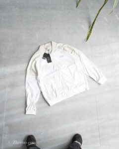 بامبر جکت دورنگ سفید خاکی Jack&Jones