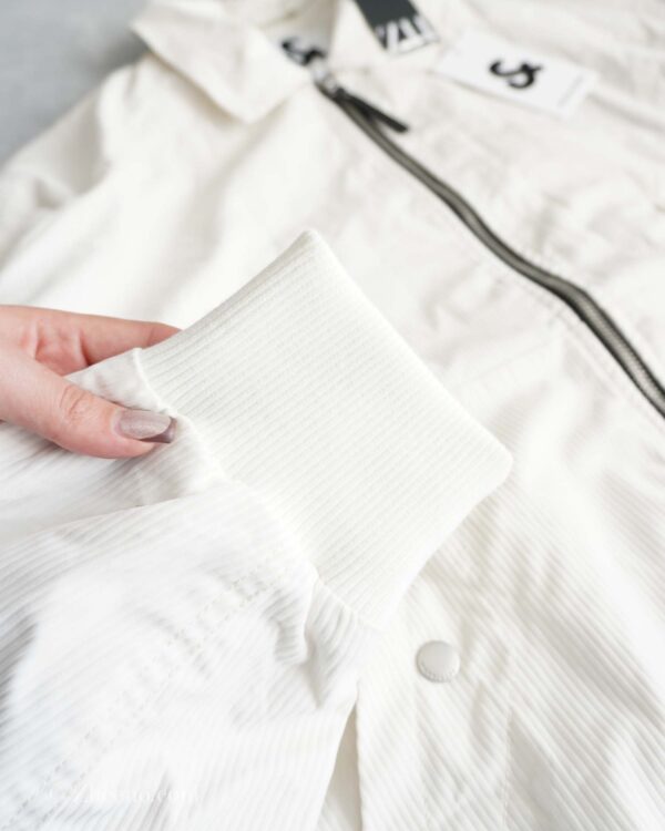 بامبر جکت شیری طرح کبریتی Jack&Jones