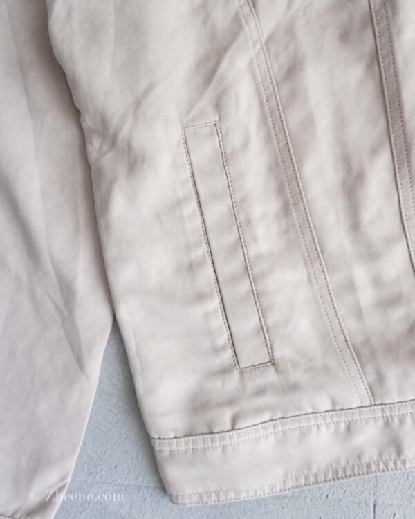 جکت چرم جیر خاکی Jack&Jones