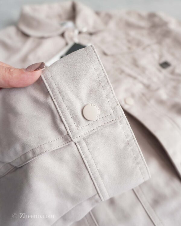 جکت چرم جیر خاکی Jack&Jones