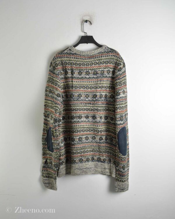 بافت وینتیج چند رنگ طرح دار