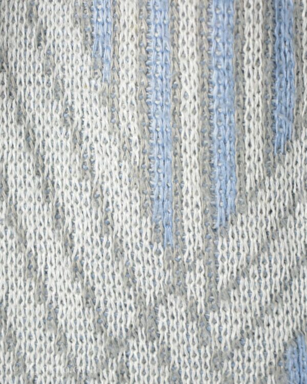 بافت وینتیج آبی سفید Angela