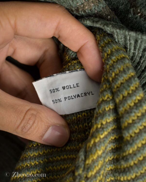 بافت وینیتیج سبز کرم