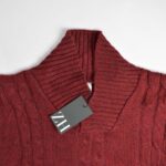 بافت وینتیج عنابی تند NK