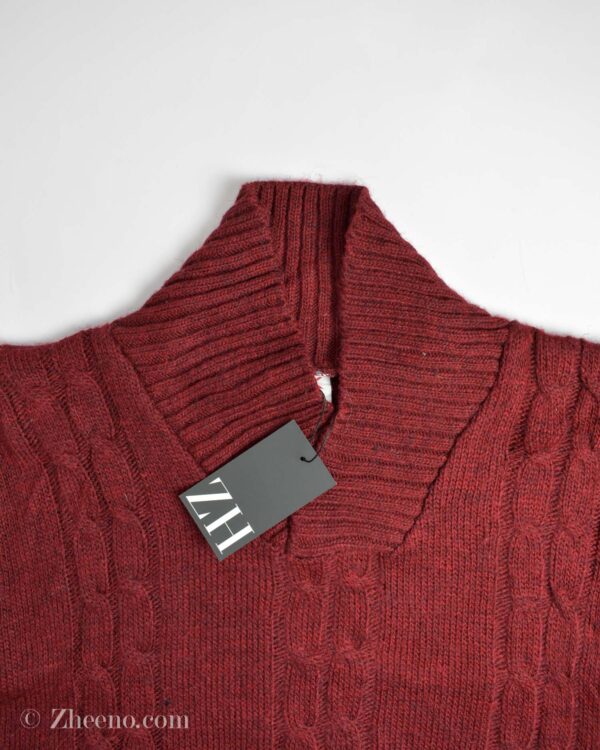 بافت وینتیج عنابی تند NK