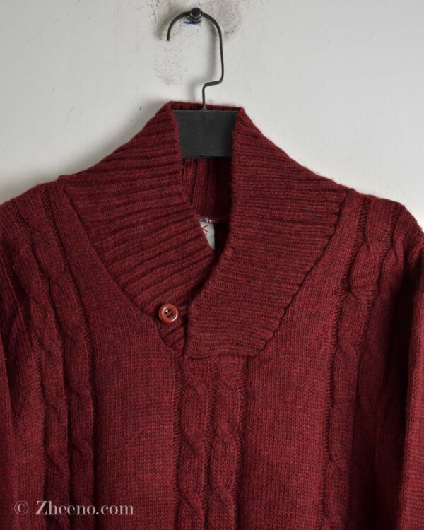 بافت وینتیج عنابی تند NK