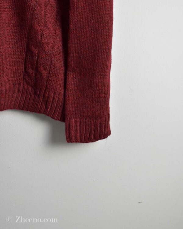 بافت وینتیج عنابی تند NK