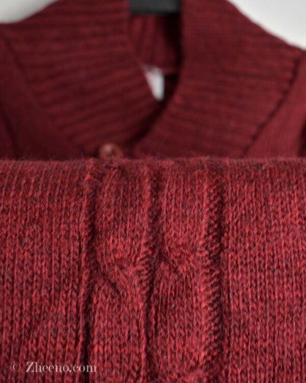 بافت وینتیج عنابی تند NK