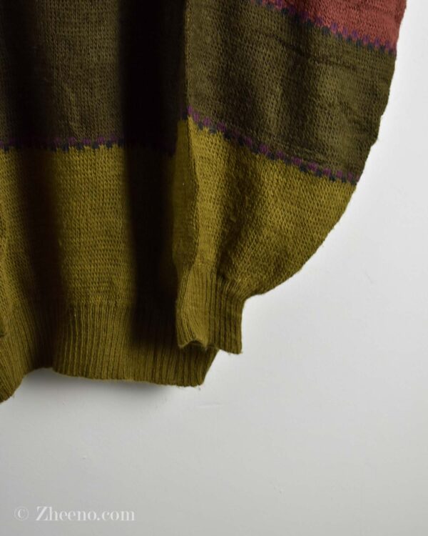 بافت وینتیج طرح دار دورنگ