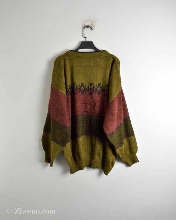 بافت وینتیج طرح دار دورنگ