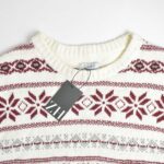 بافت وینتیج سفید قرمز Croft&Barrow