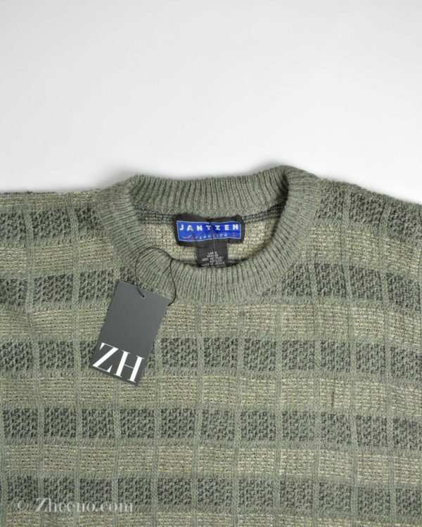 بافت وینتیج سبز دریایی Jantzen