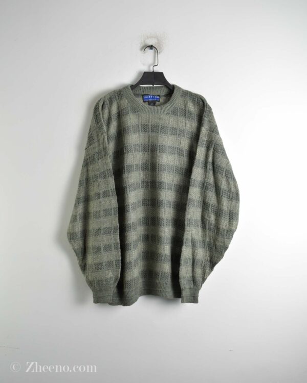 بافت وینتیج سبز دریایی Jantzen