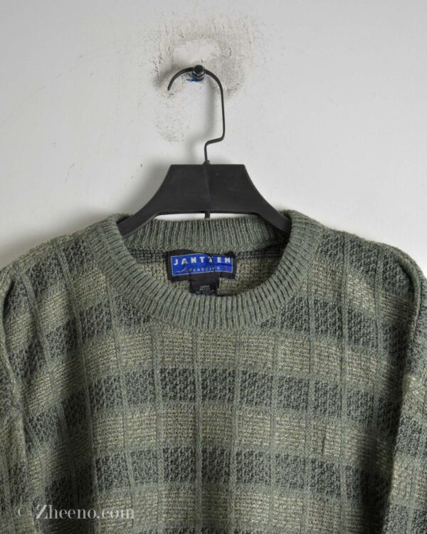 بافت وینتیج سبز دریایی Jantzen