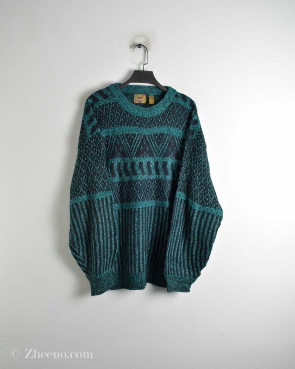 بافت وینتیج سبز مشکی