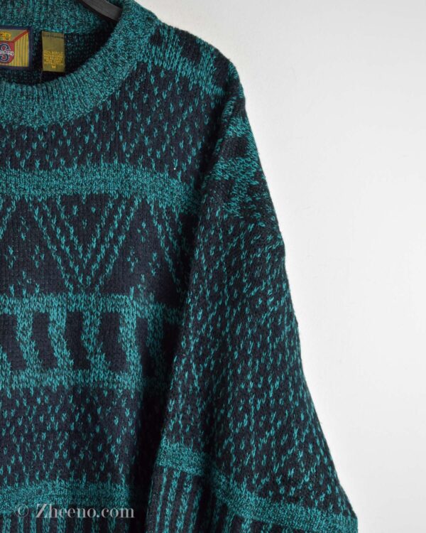 بافت وینتیج سبز مشکی