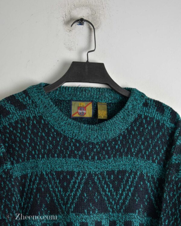 بافت وینتیج سبز مشکی