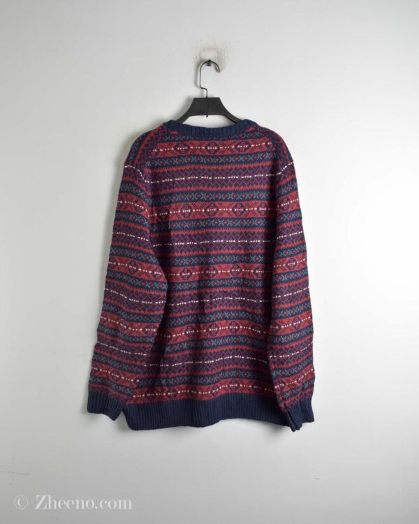 بافت وینتیج قرمز طرح دار Craft&Barrow