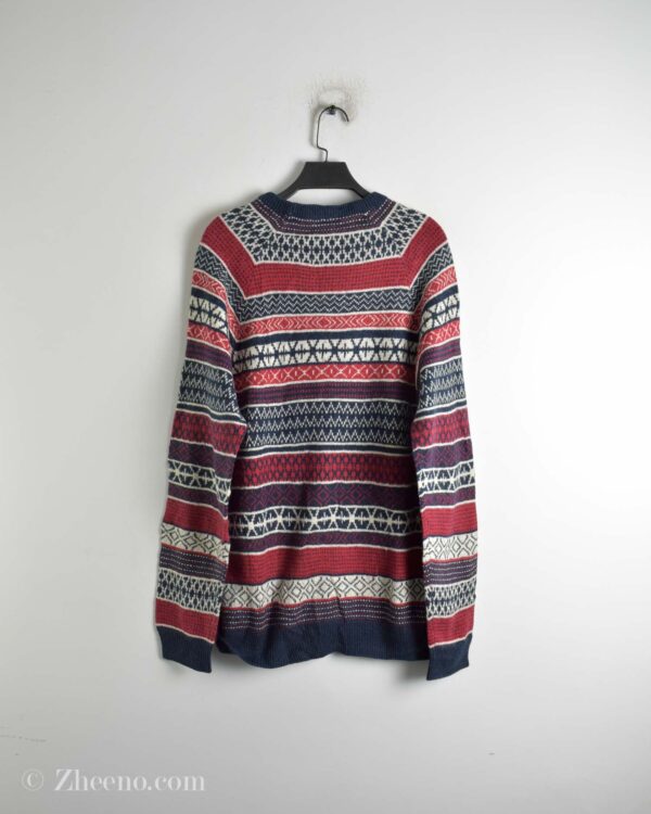 بافت وینتیج قرمز طرح دار H&M