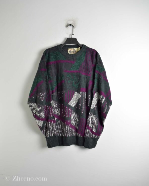 بافت وینتیج چندرنگ طرح دار Boniour